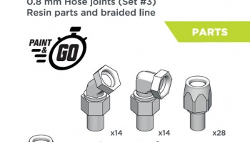 0.8mm Hose Joints set 3, 1/20 - Decalcas