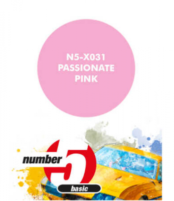 Passionate Pink  Paint for Airbrush 30 ml - Number 5