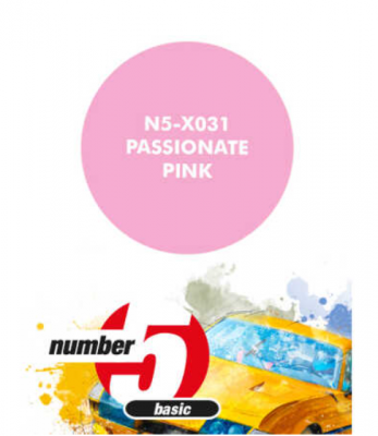 Passionate Pink  Paint for Airbrush 30 ml - Number 5