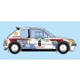 Peugeot 205 Turbo 16 Team Peugeot Sport sponsored by Shell - 1985 1/24 - Decalcas