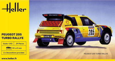 Peugeot 205 Turbo Rally 1:43 - Heller