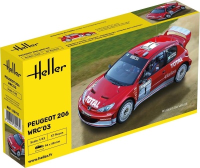 Peugeot 206 WRC'03 1/43 - Heller