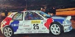 Peugeot 306 Maxi No.25 HENNY CYRIL AND BRAND AURORE RALLY MonteC 1998 1/24  - Coloradodecals
