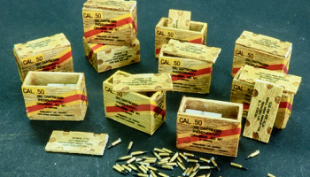 1/48 US ammunition boxes with cartons of charges
