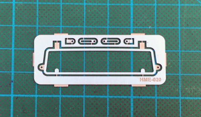 Pickup Safari style rear window frame 1:24 - Highlight Model Studio