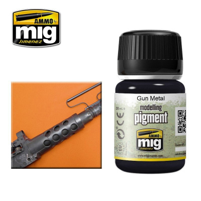 PIGMENT Gun Metal (35 ml) - AMMO Mig