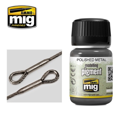 PIGMENT Polished Metal (35 ml) - AMMO Mig