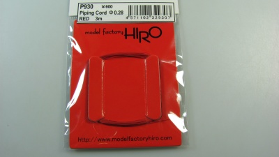 Piping Cord 0,28mm Red - Model Factory Hiro