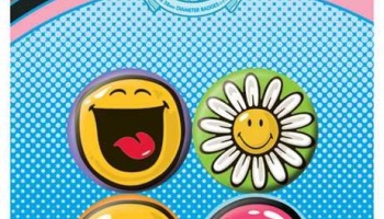 Placka set - Smiley 2 - 4x38mm