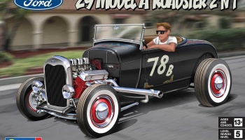 Plastic ModelKit MONOGRAM auto - '29 Ford Model A Roadster 2 in 1 (1:25) - Revell