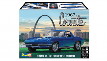 1967 Corvette Sting Ray Sport Coupe 2N1 (1:25) Plastic ModelKit MONOGRAM auto 4517 - Revell