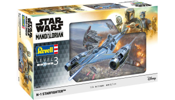 Plastic ModelKit SW 06787 - The Mandalorian: N1 Starfighter (1.24)