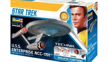 Plastic ModelKit TECHNIK Star Trek 00454 - USS Enterprise NCC-1701 (1:600)