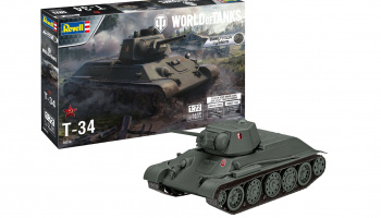 Plastic ModelKit World of Tanks  - T-34 (1:72) - Revell