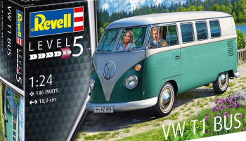 VW T1 Bus Plastic ModelKit auto 07675 (1:24) - Revell