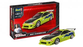 Plastic ModelKit auto 07691 - Fast & Furious Brian's 1995 Mitsubishi Eclipse (1:25)