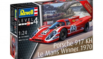Plastic ModelKit auto 07709 - Porsche 917K Le Mans Winner 1970 (1:24) - Revell – kopie