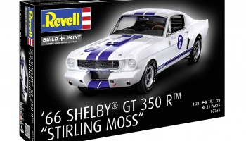 1966 Shelby GT 350 R "Stirling Moss" (1:24) Plastic Model Kit auto 07736 - Revell
