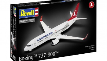 Boeing 737-800 "Turkish Airlines" (1:144) Plastic Model Kit letadlo 03772 - Revell