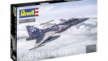 Plastic ModelKit letadlo 03776 - Saab JAS-39C Gripen (1:72) - Revell