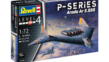 Plastic ModelKit letadlo - P-Series - AR555 (1:72) - Revell