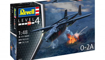 Plastic ModelKit letadlo 03819 - O-2A Skymaster (1:48) - Revell