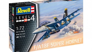 Plastic ModelKit letadlo 03834 - F/A18F Super Hornet (1:72) - Revell