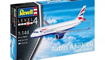 Plastic ModelKit letadlo - Airbus A320 neo British Airways (1:144) - Revell