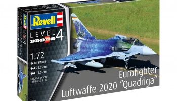 Plastic ModelKit letadlo - Eurofighter "Luftwaffe 2020 Quadriga" (1:72) - Revell