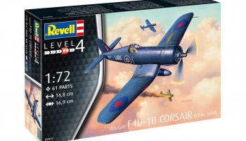 Plastic ModelKit letadlo 03917 - F4U-1B Corsair Royal Navy (1:72) - Revell