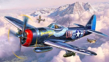 Plastic ModelKit letadlo 03984 - P-47 M Thunderbolt (1:72) - Revell