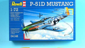 Plastic ModelKit letadlo 04148 - P-51D MUSTANG (1:72)