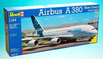 Plastic ModelKit letadlo 04218 - Airbus A380 "New Livery" (1:144) - Revell