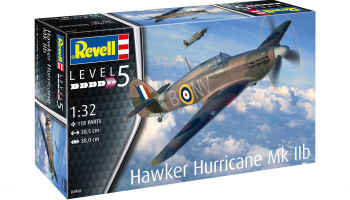 Plastic ModelKit letadlo 04968 - Hawker Hurricane Mk IIb (1:32) - Revell