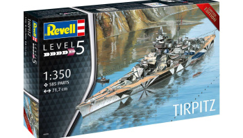 German Battleship WWII TIRPITZ (1:350) - Revell