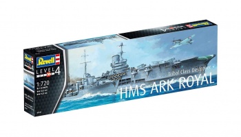 Plastic ModelKit loď - HMS Ark Royal & Tribal Class Destroyer (1:720) - revell