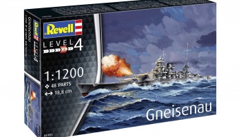 Plastic ModelKit loď 05181 - Gneisenau (1:1200) - Revell