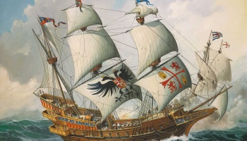 Plastic ModelKit loď 05620 - Spanish Galleon (1:96) - Revell