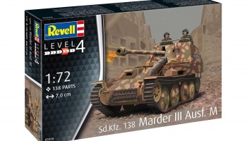 Sd. Kfz. 138 Marder III Ausf. M (1:72) Plastic ModelKit military 03316 - Revell