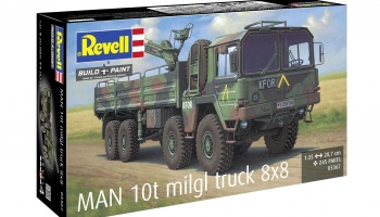 Plastic ModelKit military 03367 - MAN 10t milgl 8x8 Truck (1:35) - Revell