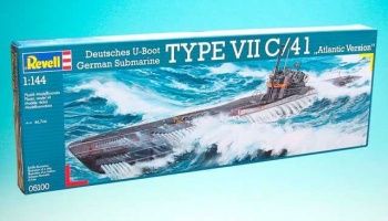 Plastic ModelKit ponorka 05100 - Submarine Type VII C/41 (1:144) - Revell