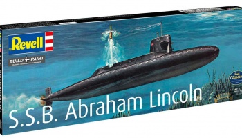Plastic ModelKit ponorka 05185 - S.S.B. Abraham Lincoln with Interior (1:253) - Revell