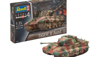 Plastic ModelKit tank 03249 - Tiger II Ausf. B (Henschel Turret) (1:35) - Revell