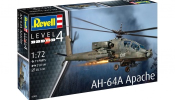 Plastic ModelKit vrtulník - AH-64A Apache (1:72) - Revell