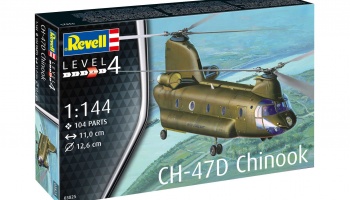 Plastic ModelKit vrtulník 03825 - CH-47D Chinook (1:144) - Revell