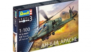 Plastic ModelKit vrtulník 04985 - AH-64A Apache (1:100) - Revell