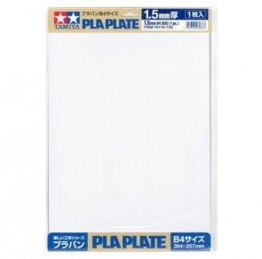 Plastic model remodeling Tamiya CLEAR PLA-PLATE Plastic Board 0.4mm B4 4pcs