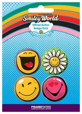 Placka set - Smiley 2 - 4x38mm