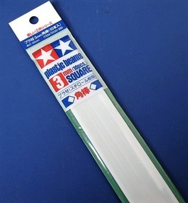 Plastic Beams Square 3mm - Tamiya