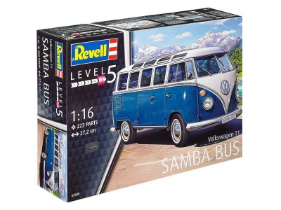 Plastic ModelKit auto 07009 - VW Typ 2 T1 Samba Bus (1:16) - Revell